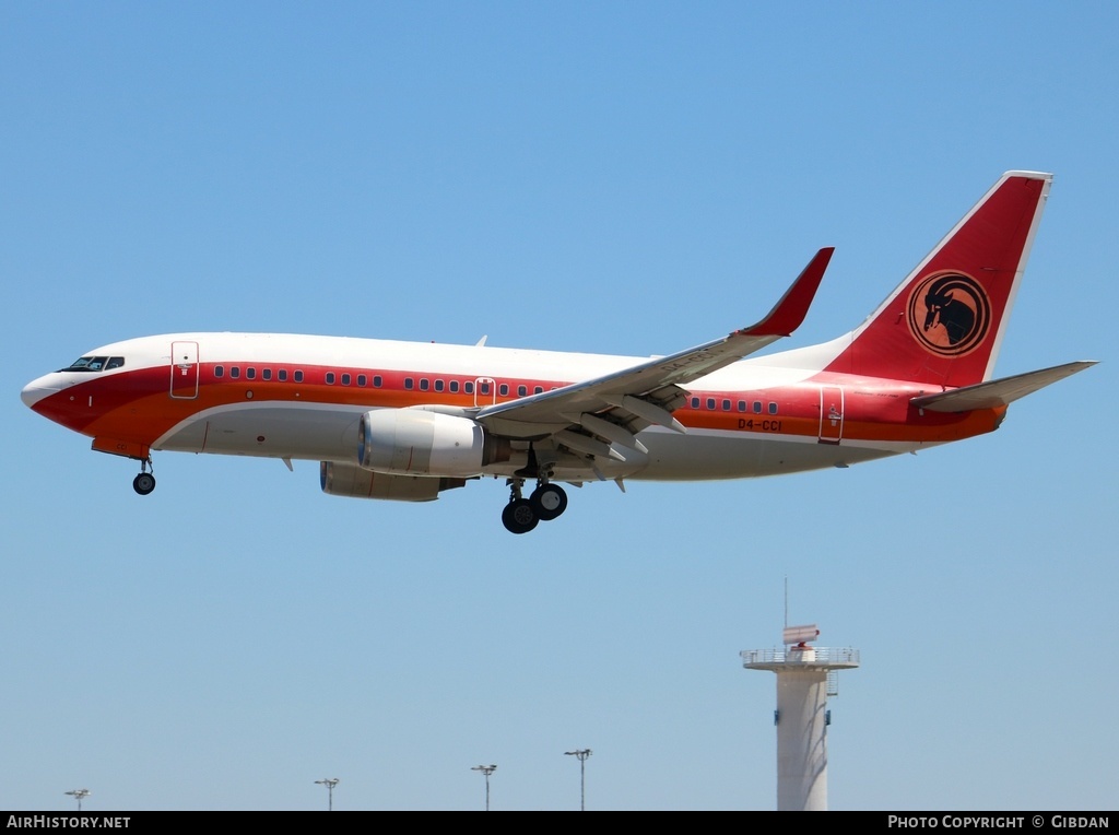 Aircraft Photo of D4-CCI | Boeing 737-7M2 | AirHistory.net #479212