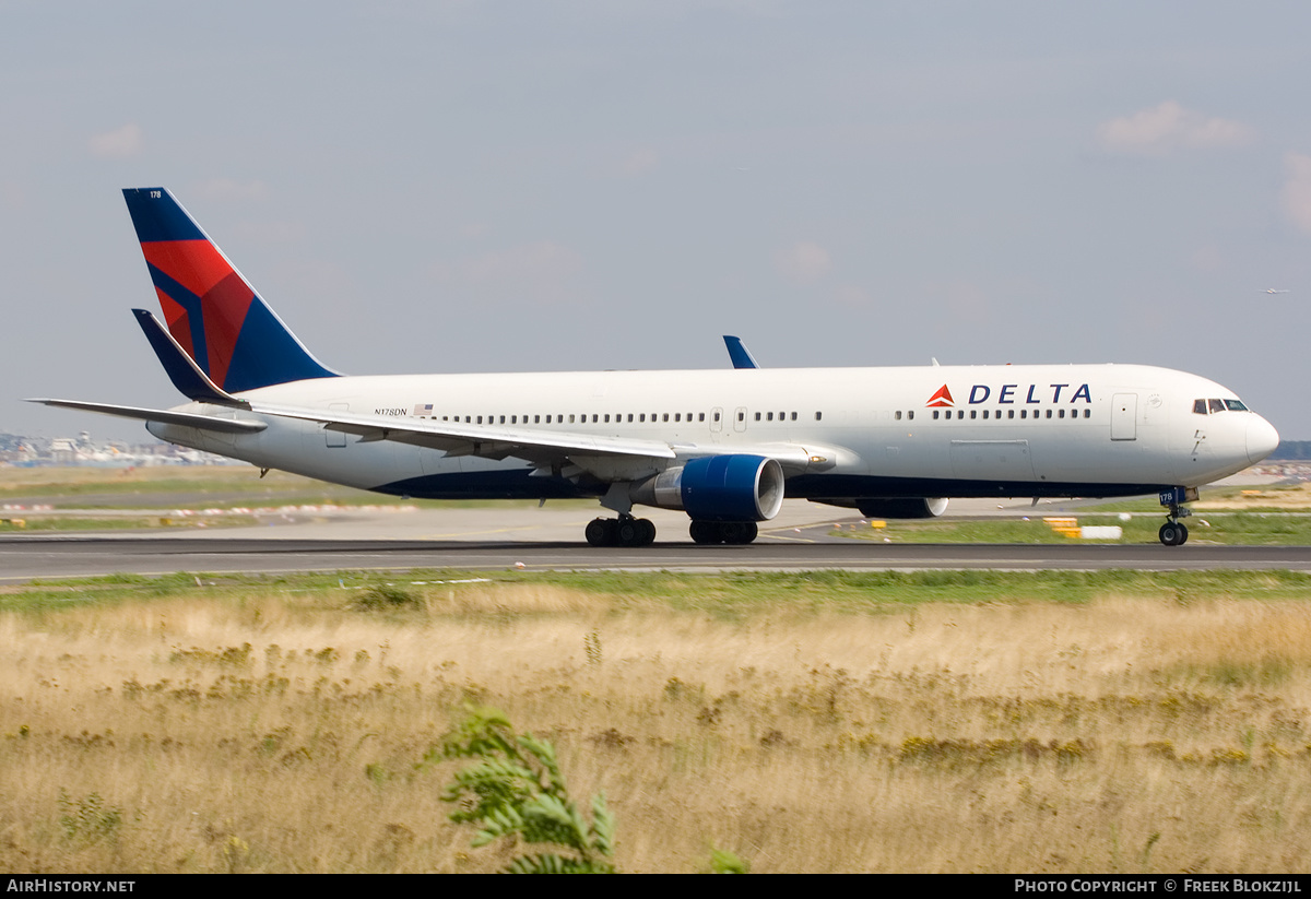 Aircraft Photo of N178DN | Boeing 767-332/ER | Delta Air Lines | AirHistory.net #479219