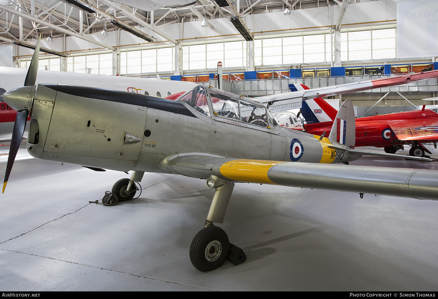 Aircraft Photo of WP912 | De Havilland DHC-1 Chipmunk T10 | UK - Air Force | AirHistory.net #479222