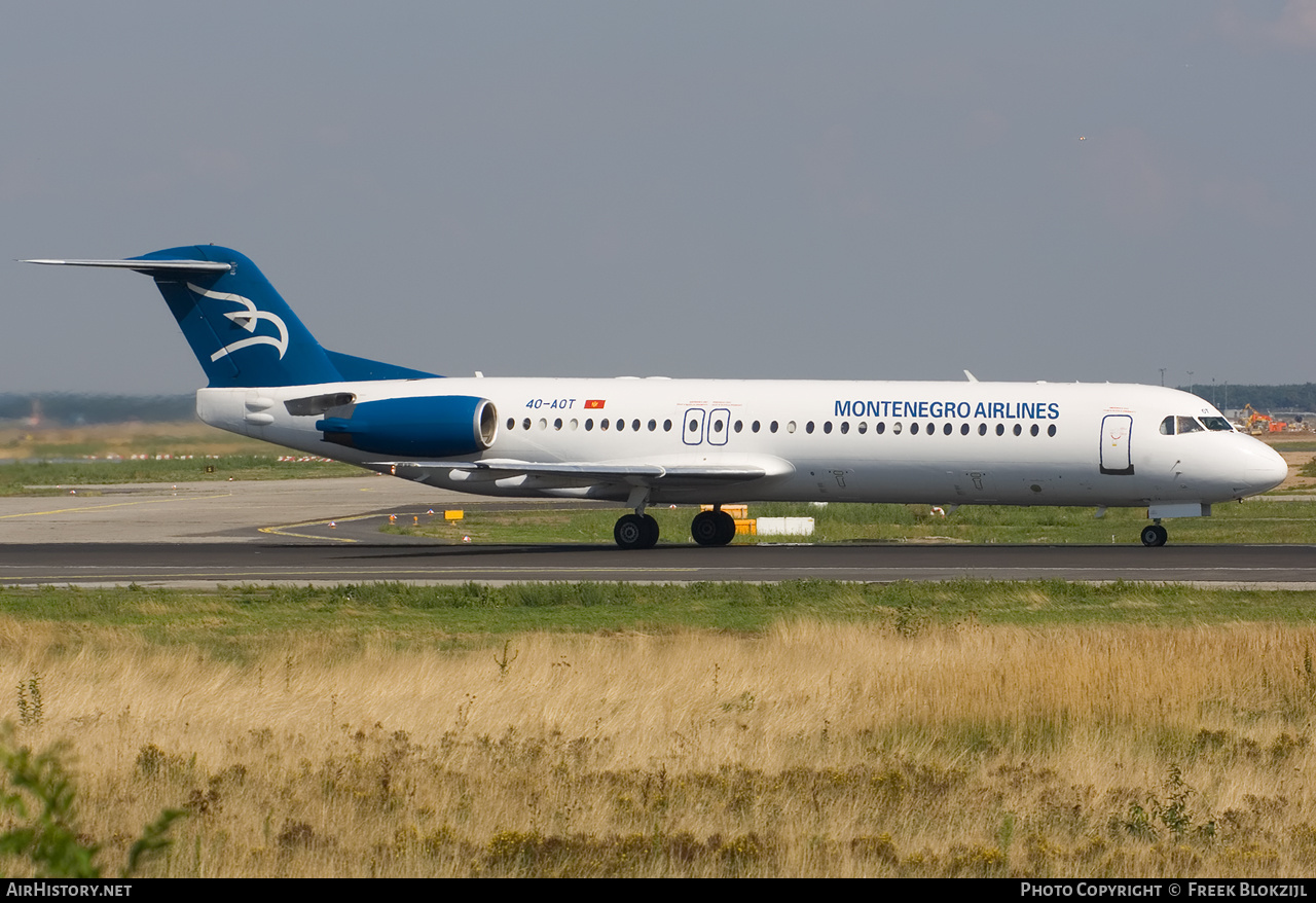 Aircraft Photo of 4O-AOT | Fokker 100 (F28-0100) | Montenegro Airlines | AirHistory.net #479223