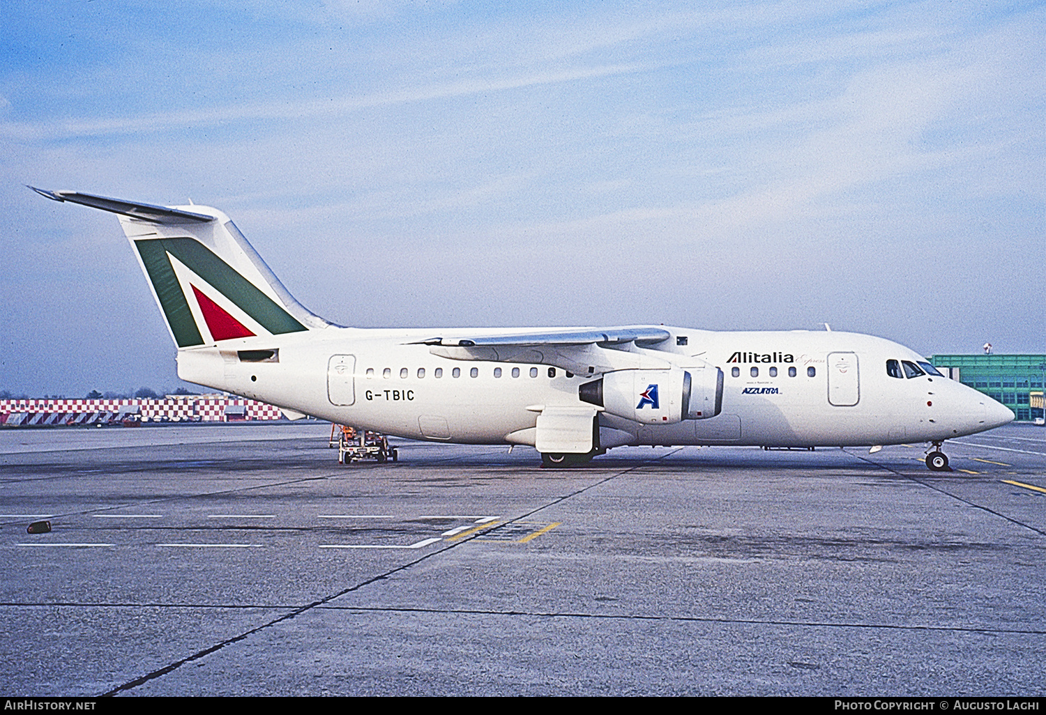 Aircraft Photo of G-TBIC | British Aerospace BAe-146-200A | Alitalia Express | AirHistory.net #479233