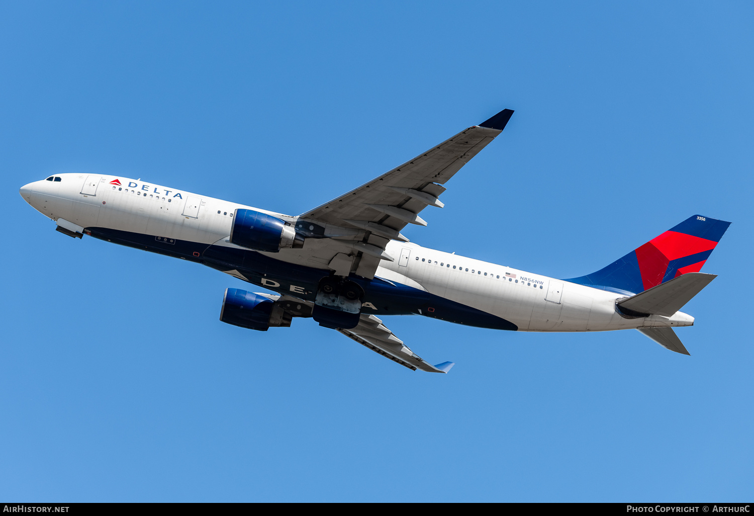 Aircraft Photo of N856NW | Airbus A330-223 | Delta Air Lines | AirHistory.net #479237