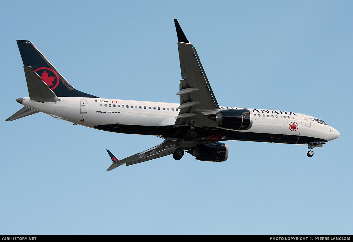 Aircraft Photo of C-GEPB | Boeing 737-8 Max 8 | Air Canada | AirHistory.net #479253