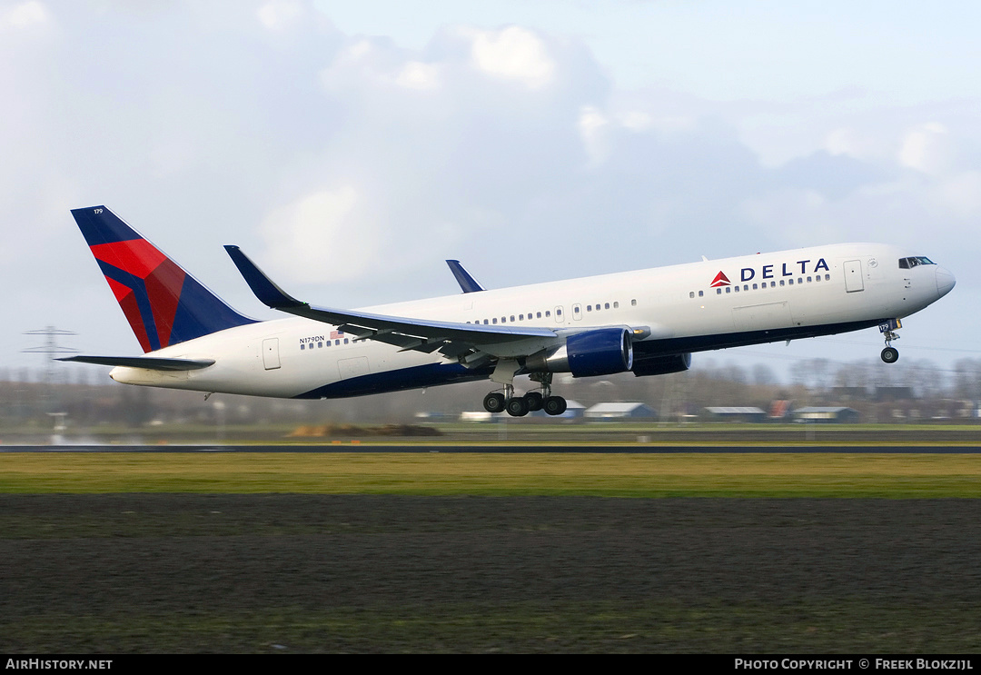 Aircraft Photo of N179DN | Boeing 767-332/ER | Delta Air Lines | AirHistory.net #479257