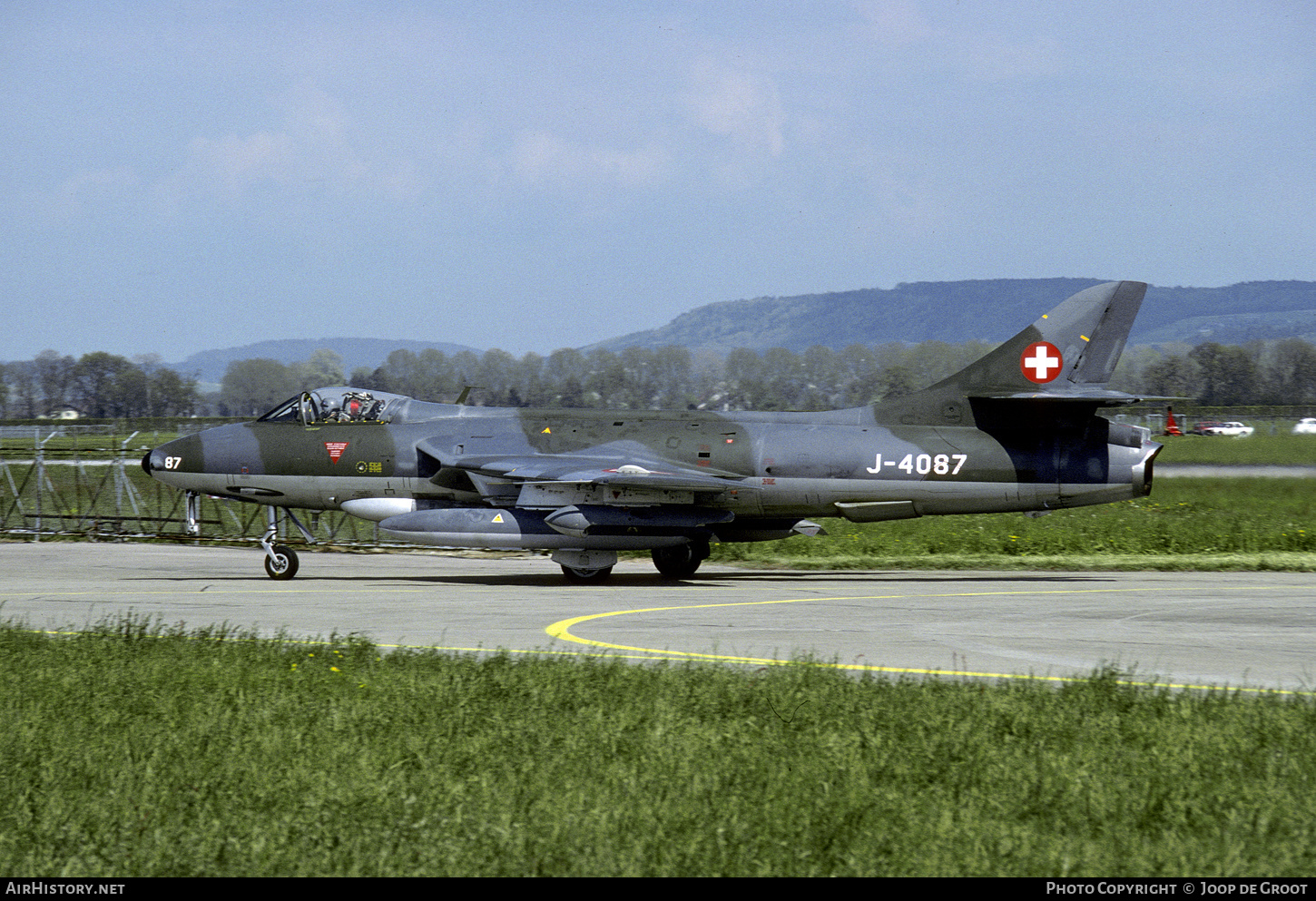 Aircraft Photo of J-4087 | Hawker Hunter F58 | Switzerland - Air Force | AirHistory.net #479260