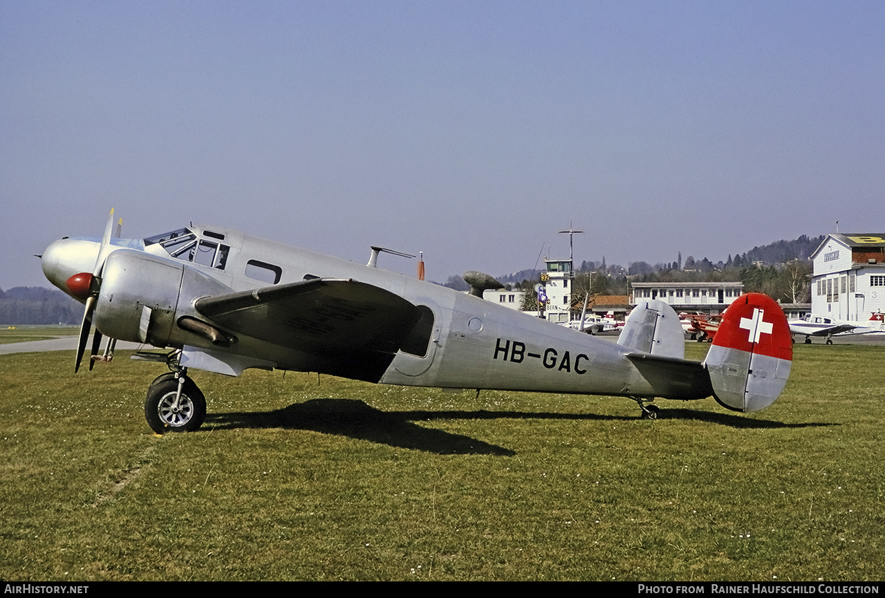 Aircraft Photo of HB-GAC | Beech C18S | AirHistory.net #479263