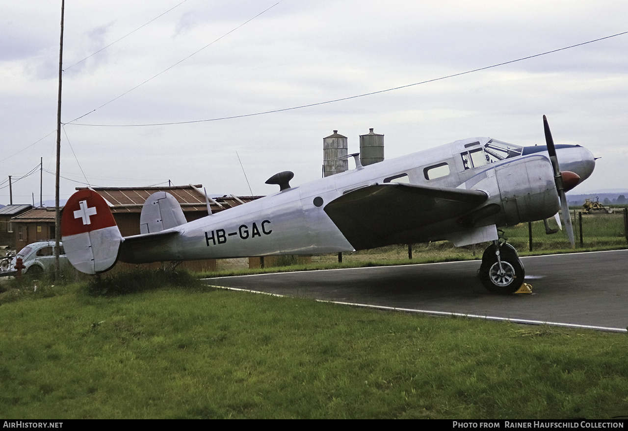 Aircraft Photo of HB-GAC | Beech C18S | AirHistory.net #479275