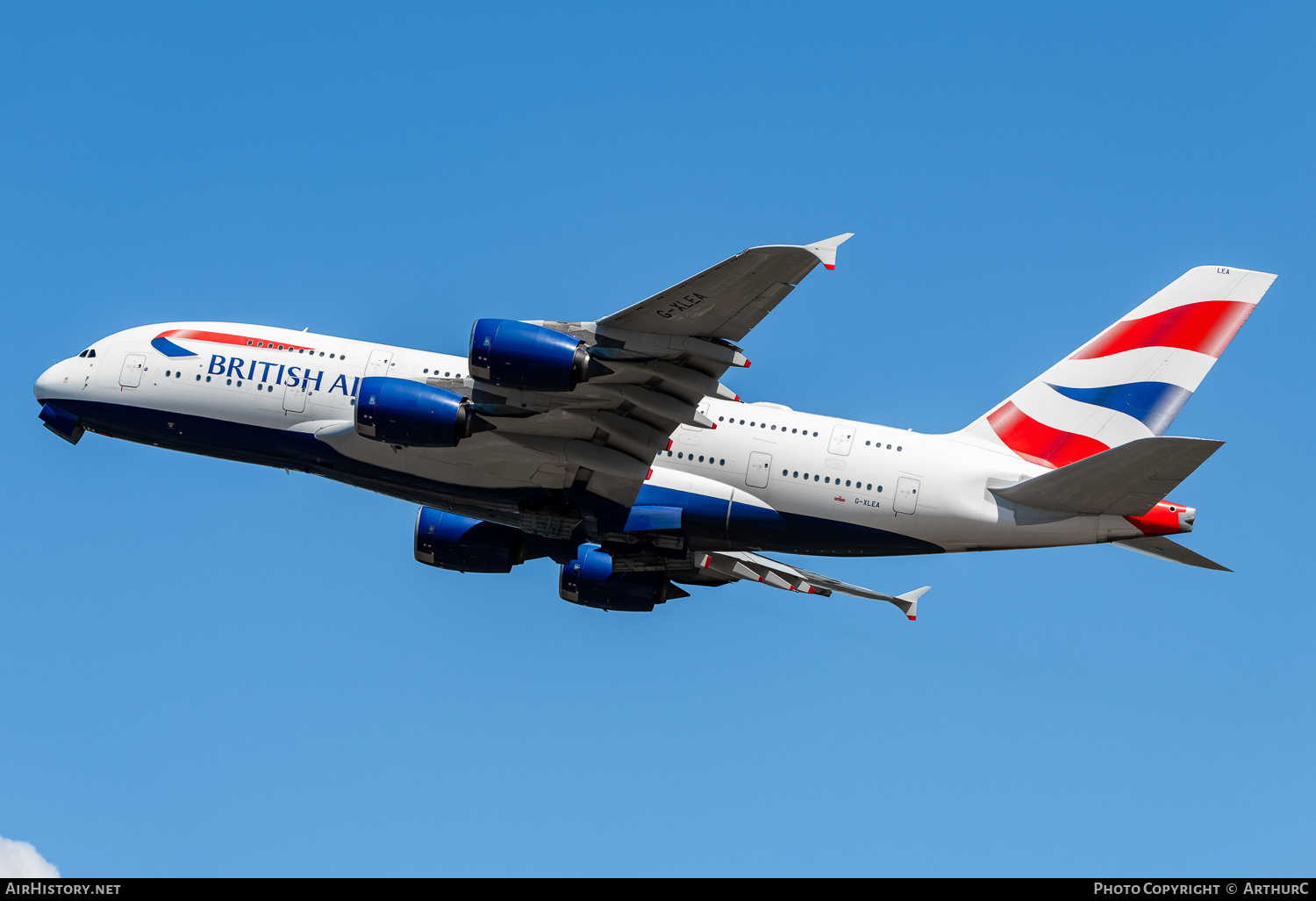 Aircraft Photo of G-XLEA | Airbus A380-841 | British Airways | AirHistory.net #479289