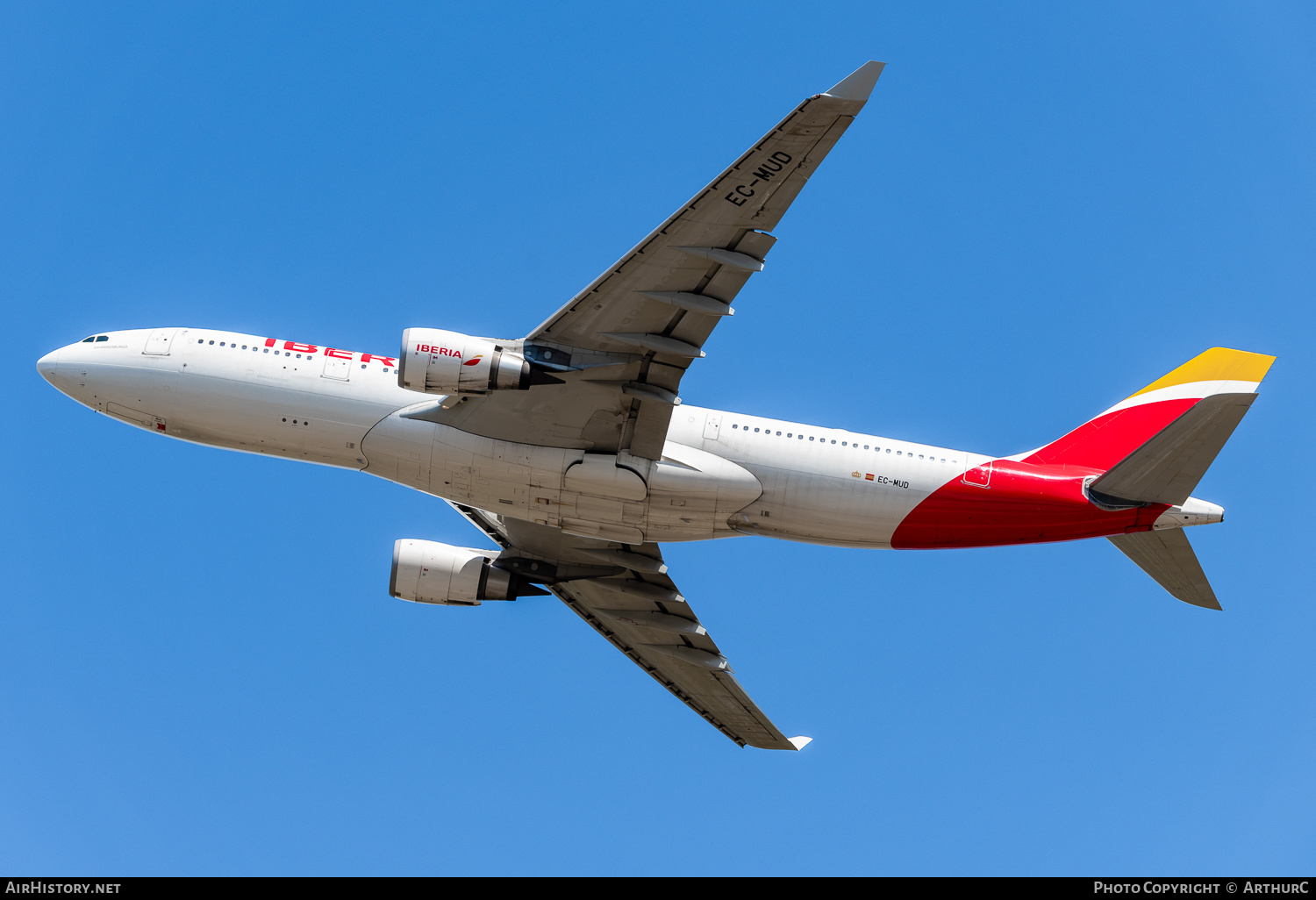 Aircraft Photo of EC-MUD | Airbus A330-202 | Iberia | AirHistory.net #479291