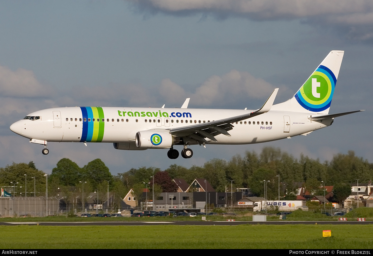 Aircraft Photo of PH-HSF | Boeing 737-8K2 | Transavia | AirHistory.net #479321