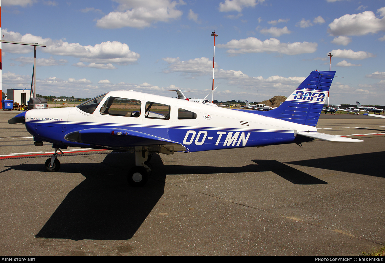 Aircraft Photo of OO-TMN | Piper PA-28-161 Warrior III | BAFA - Ben Air Flight Academy | AirHistory.net #479340