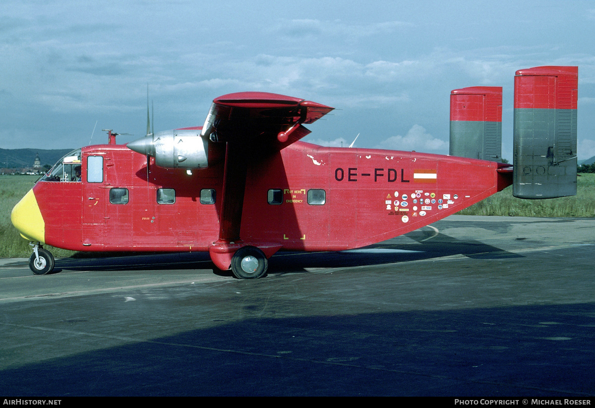 Aircraft Photo of OE-FDL | Short SC.7 Skyvan 3-100 | Pink Aviation Services | AirHistory.net #479376