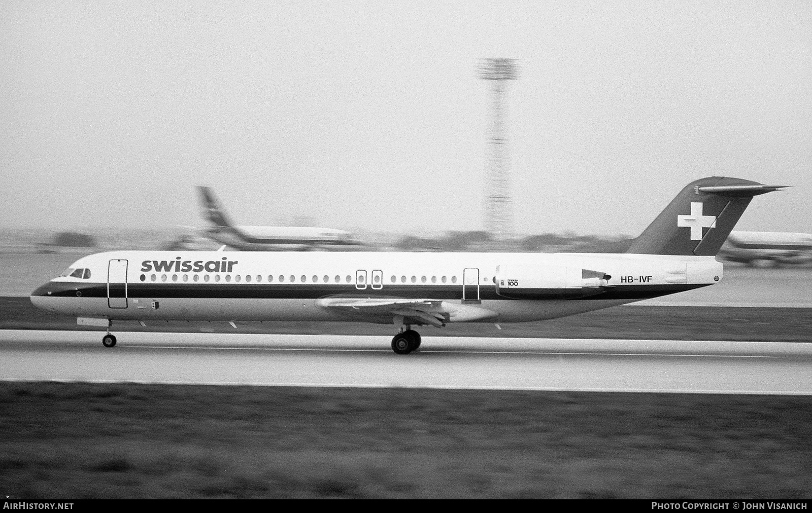 Aircraft Photo of HB-IVF | Fokker 100 (F28-0100) | Swissair | AirHistory.net #479383