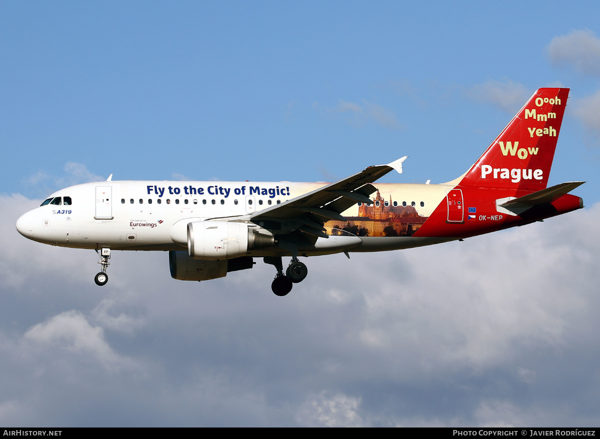 Aircraft Photo of OK-NEP | Airbus A319-112 | Eurowings | AirHistory.net #479404