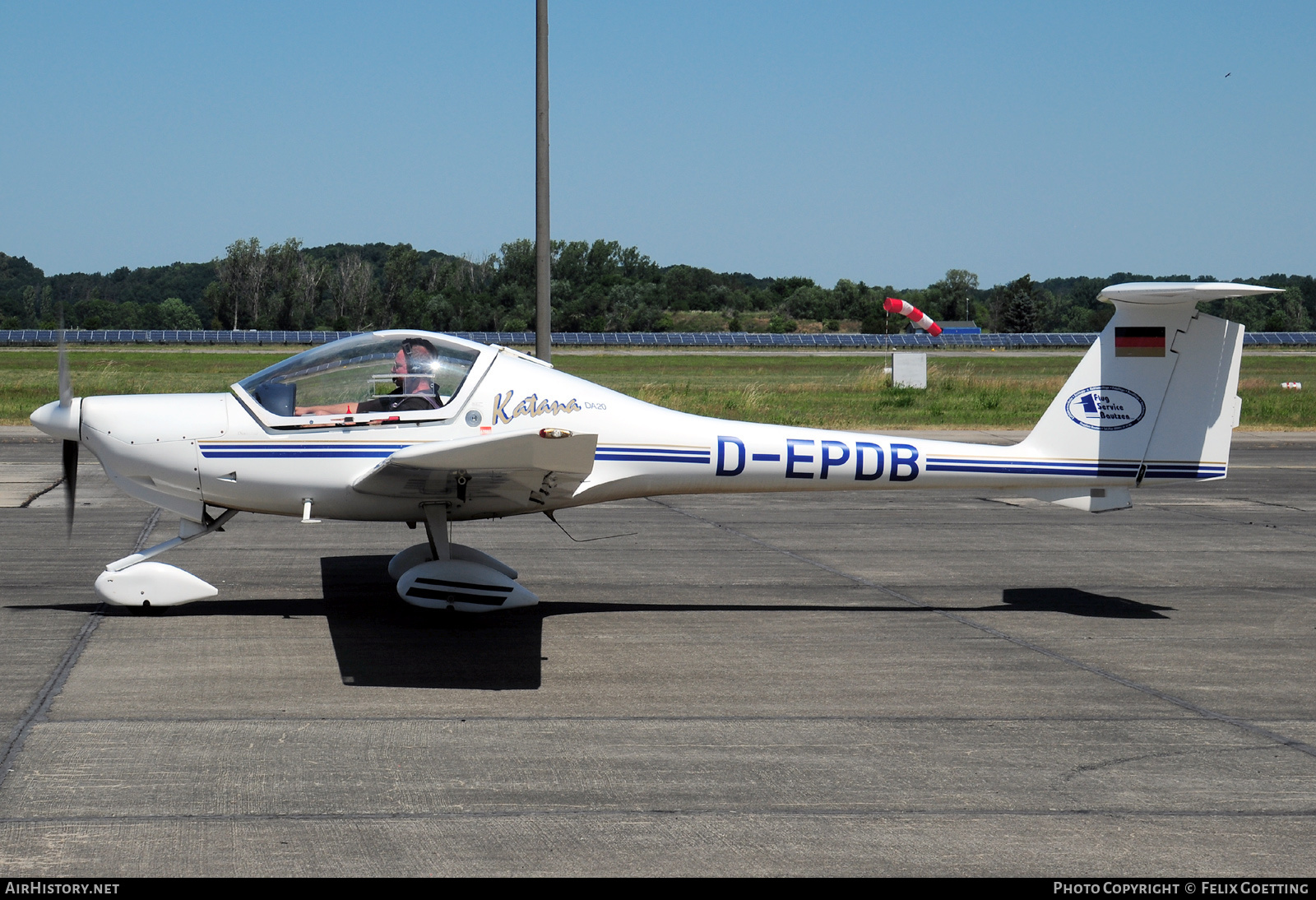Aircraft Photo of D-EPDB | Diamond DA20-A1 Katana | Flug Service Bautzen | AirHistory.net #479410