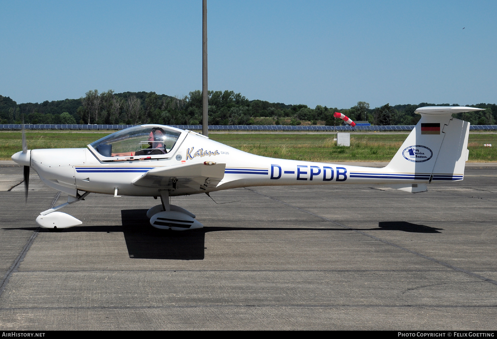 Aircraft Photo of D-EPDB | Diamond DA20A-1 Katana | Flug Service Bautzen | AirHistory.net #479410