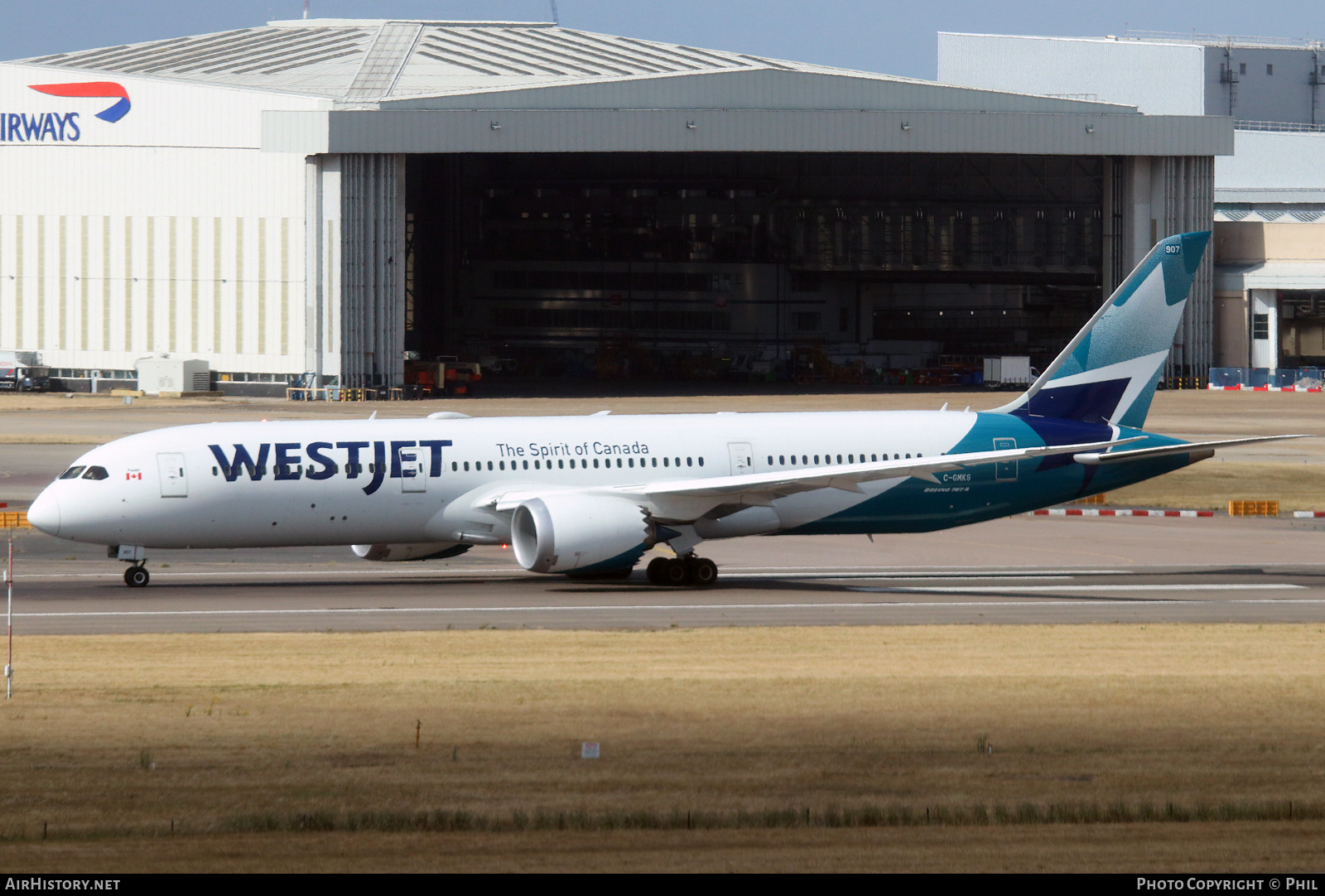 Aircraft Photo of C-GMKS | Boeing 787-9 Dreamliner | WestJet | AirHistory.net #479428