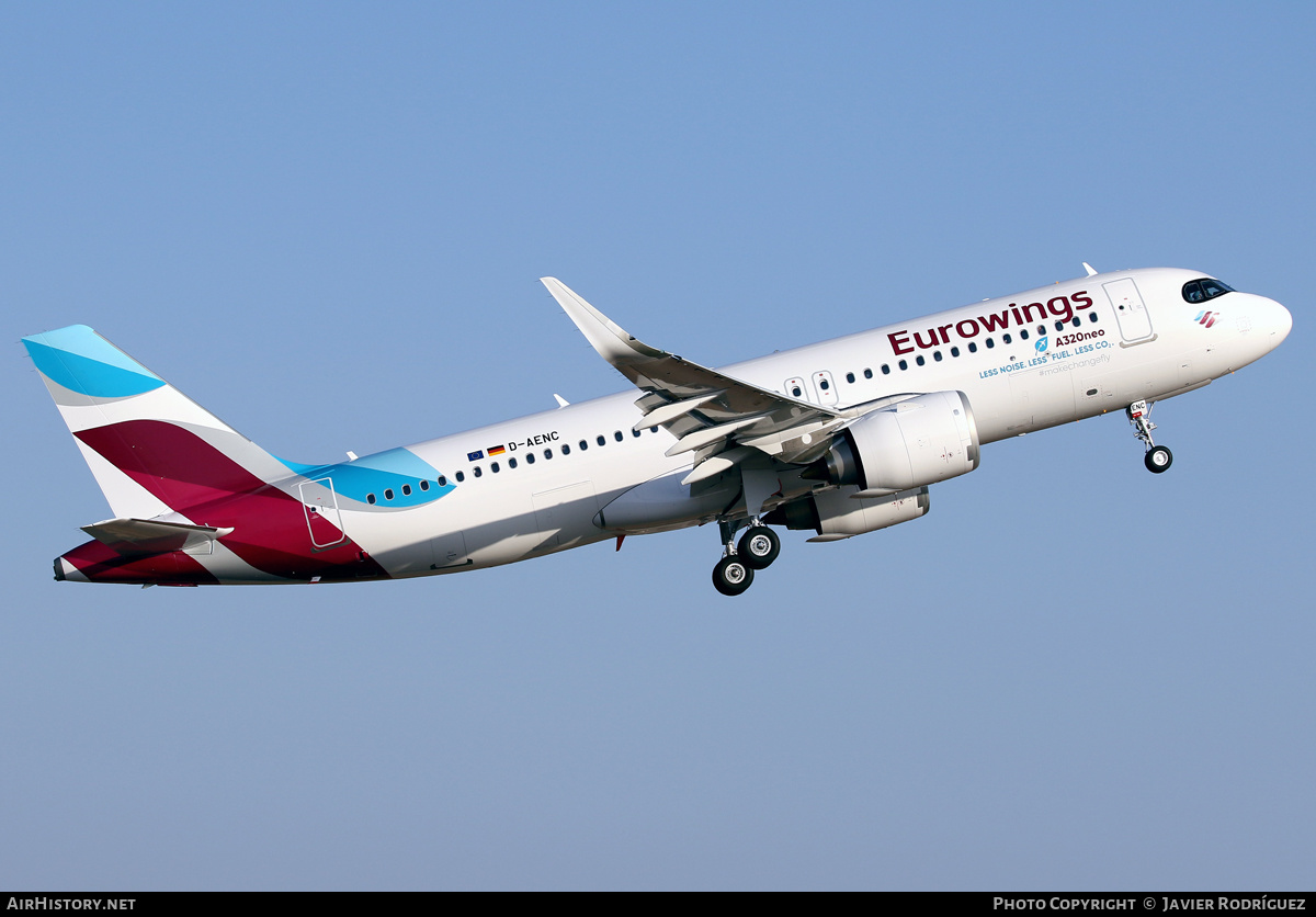 Aircraft Photo of D-AENC | Airbus A320-251N | Eurowings | AirHistory.net #479433