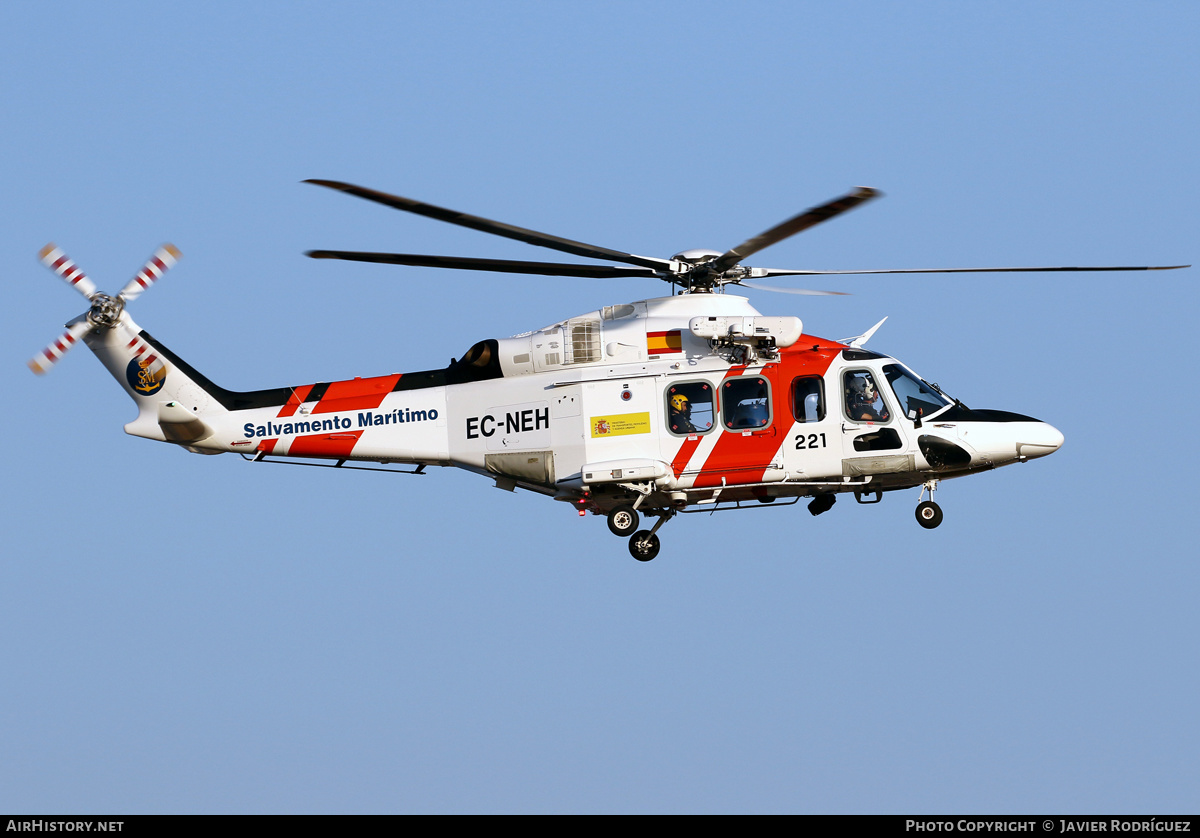 Aircraft Photo of EC-NEH | AgustaWestland AW-139 | Sociedad de Salvamento y Seguridad Marítima | AirHistory.net #479435