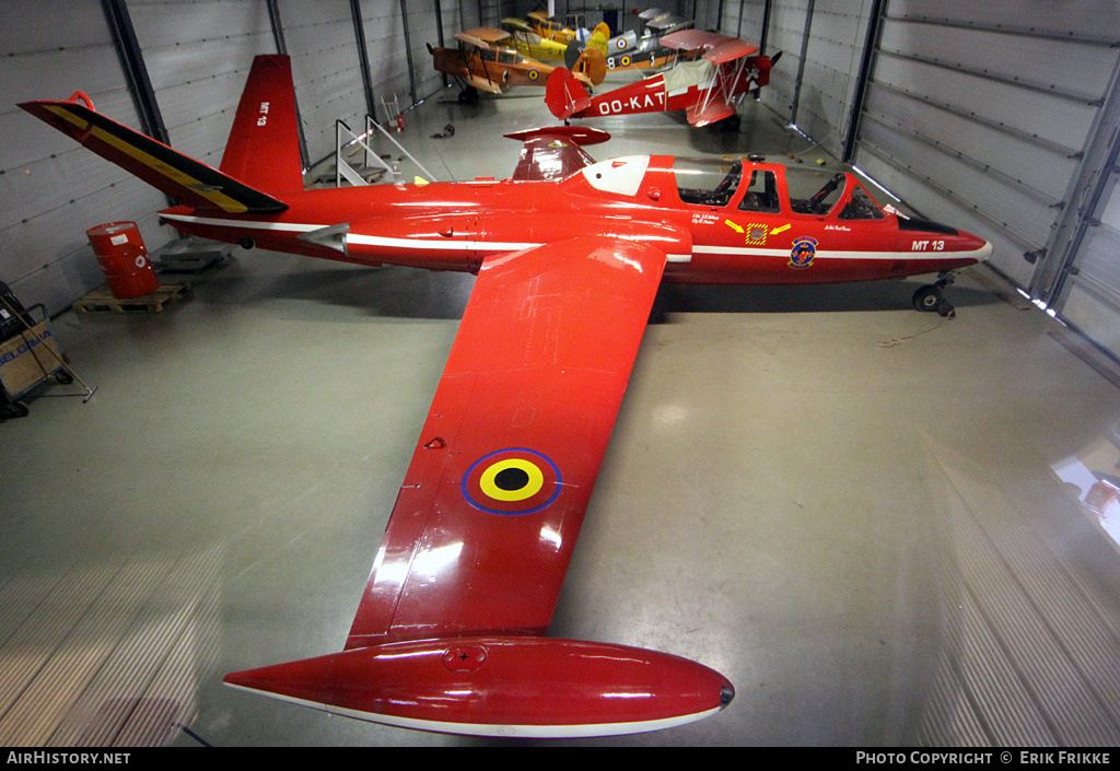 Aircraft Photo of MT13 | Fouga CM-170R Magister | Belgium - Air Force | AirHistory.net #479438