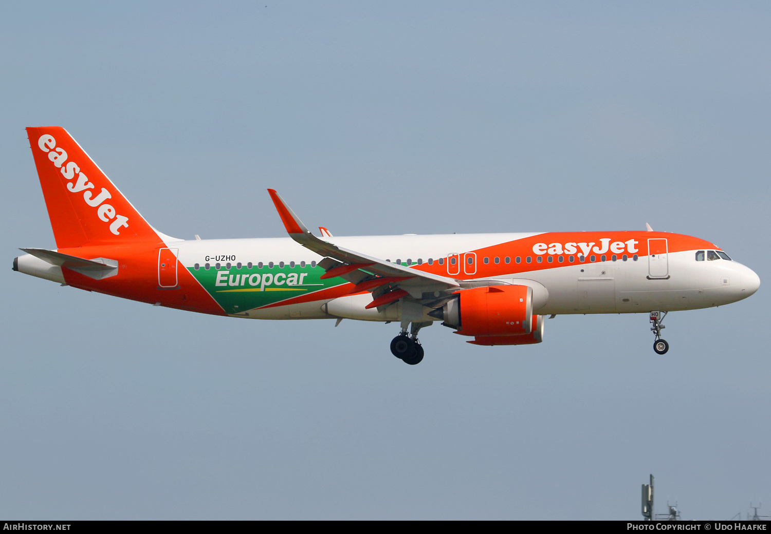 Aircraft Photo of G-UZHO | Airbus A320-251N | EasyJet | AirHistory.net #479445