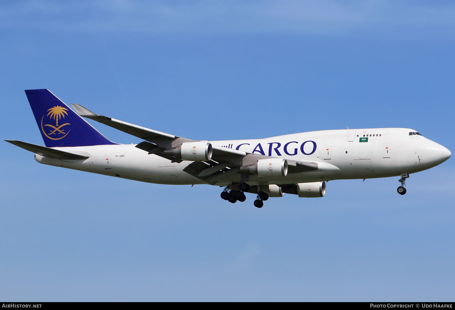 Aircraft Photo of TF-AMA | Boeing 747-45E(BDSF) | Saudi Arabian Airlines Cargo | AirHistory.net #479451