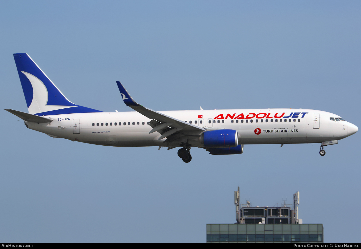 Aircraft Photo of TC-JZN | Boeing 737-8JP | AnadoluJet | AirHistory.net #479478