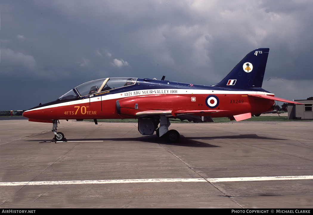 Aircraft Photo of XX249 | British Aerospace Hawk T.1A | UK - Air Force | AirHistory.net #479497