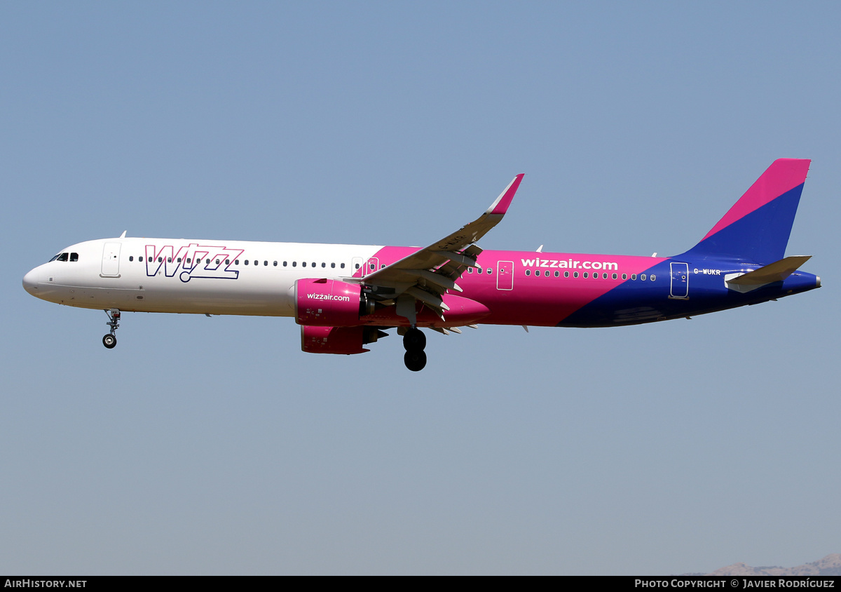 Aircraft Photo of G-WUKR | Airbus A321-271NX | Wizz Air | AirHistory.net #479520