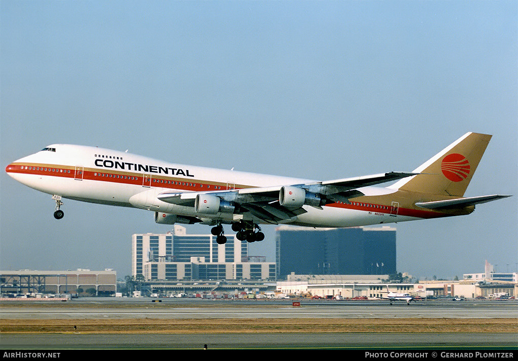 Aircraft Photo of N605PE | Boeing 747-243B | Continental Airlines | AirHistory.net #479537