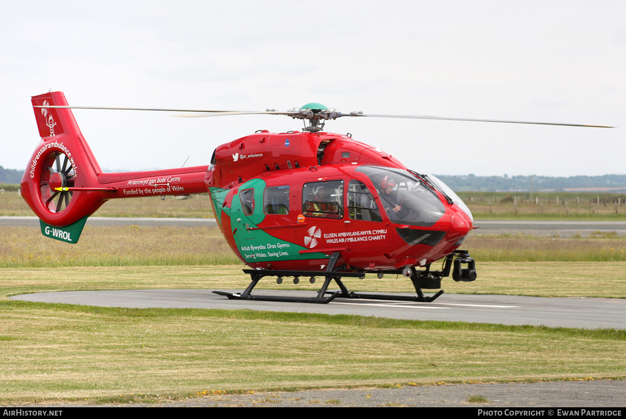 Aircraft Photo of G-WROL | Airbus Helicopters EC-145 (BK-117 D-2) | Wales Air Ambulance | AirHistory.net #479558