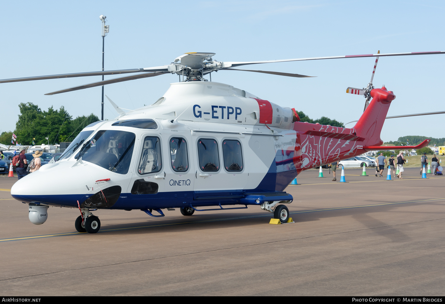 Aircraft Photo of G-ETPP | Leonardo AW-139 | QinetiQ | AirHistory.net #479561
