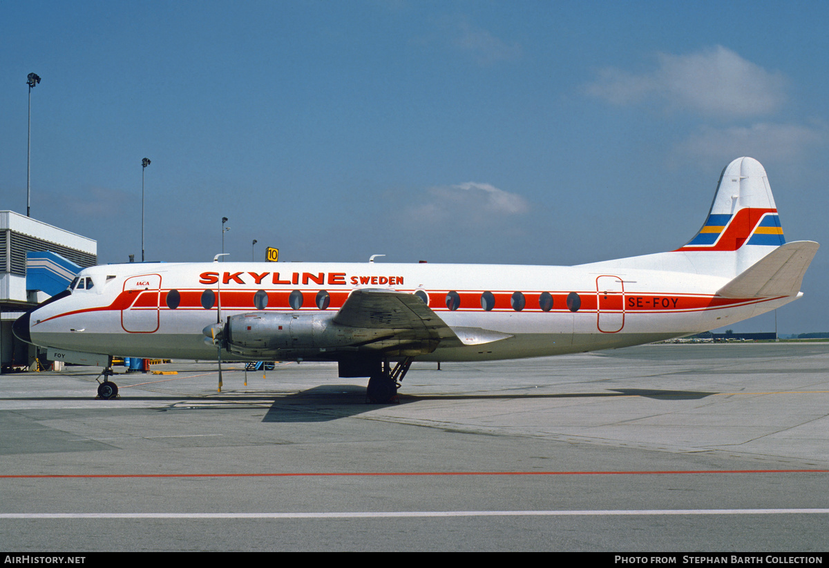 Aircraft Photo of SE-FOY | Vickers 814 Viscount | Skyline | AirHistory.net #479588