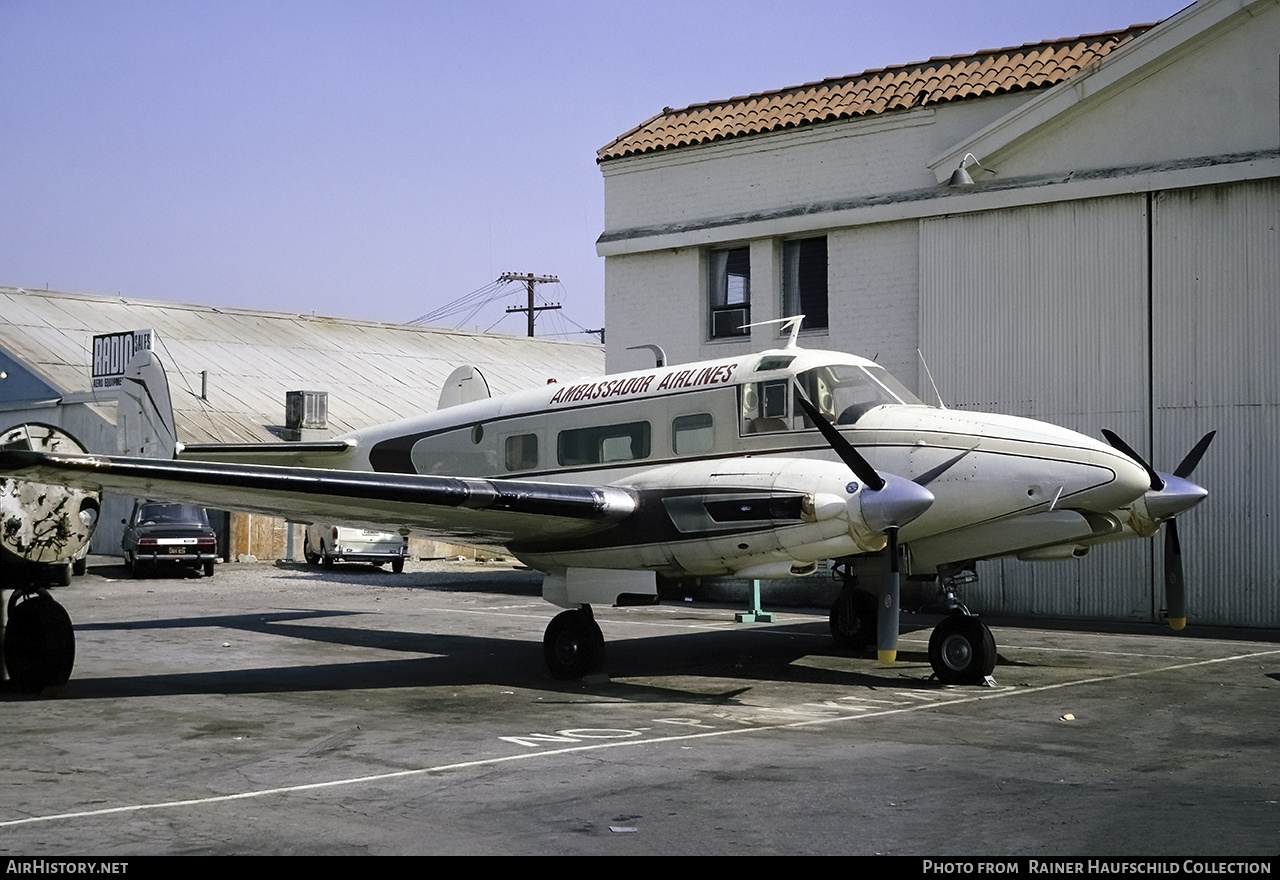 Aircraft Photo of N7580 | Beech E18S/Tri-Gear | Ambassador Airlines | AirHistory.net #479600