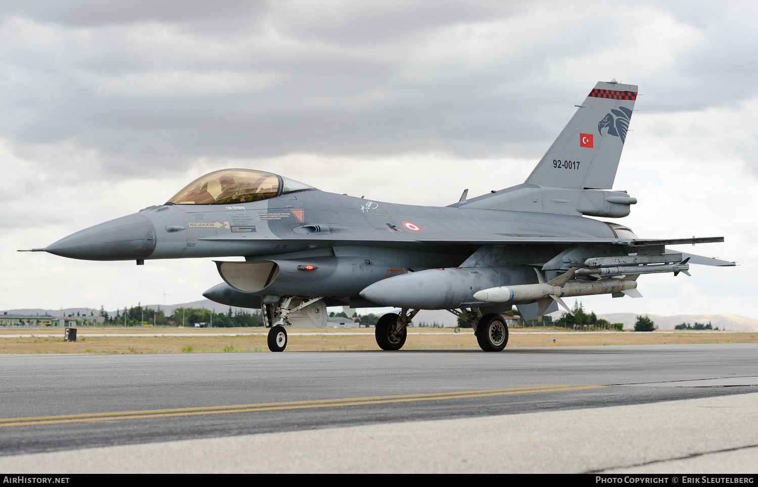 Aircraft Photo of 92-0017 | Lockheed Martin F-16C Fighting Falcon | Turkey - Air Force | AirHistory.net #479613