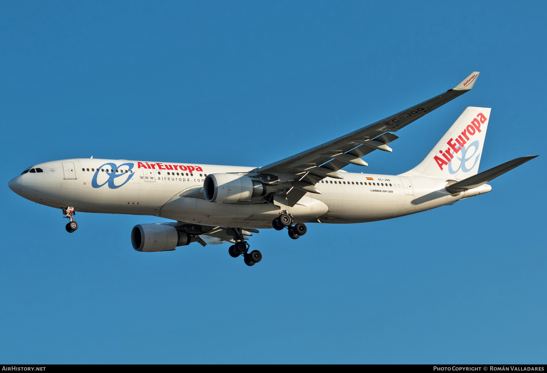 Aircraft Photo of EC-JQQ | Airbus A330-202 | Air Europa | AirHistory.net #479628