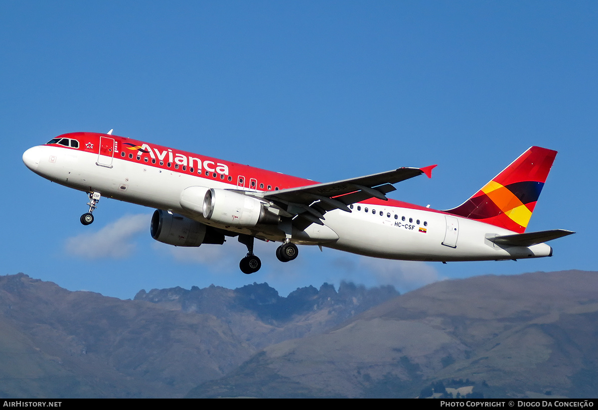 Aircraft Photo of HC-CSF | Airbus A320-214 | Avianca | AirHistory.net #479651