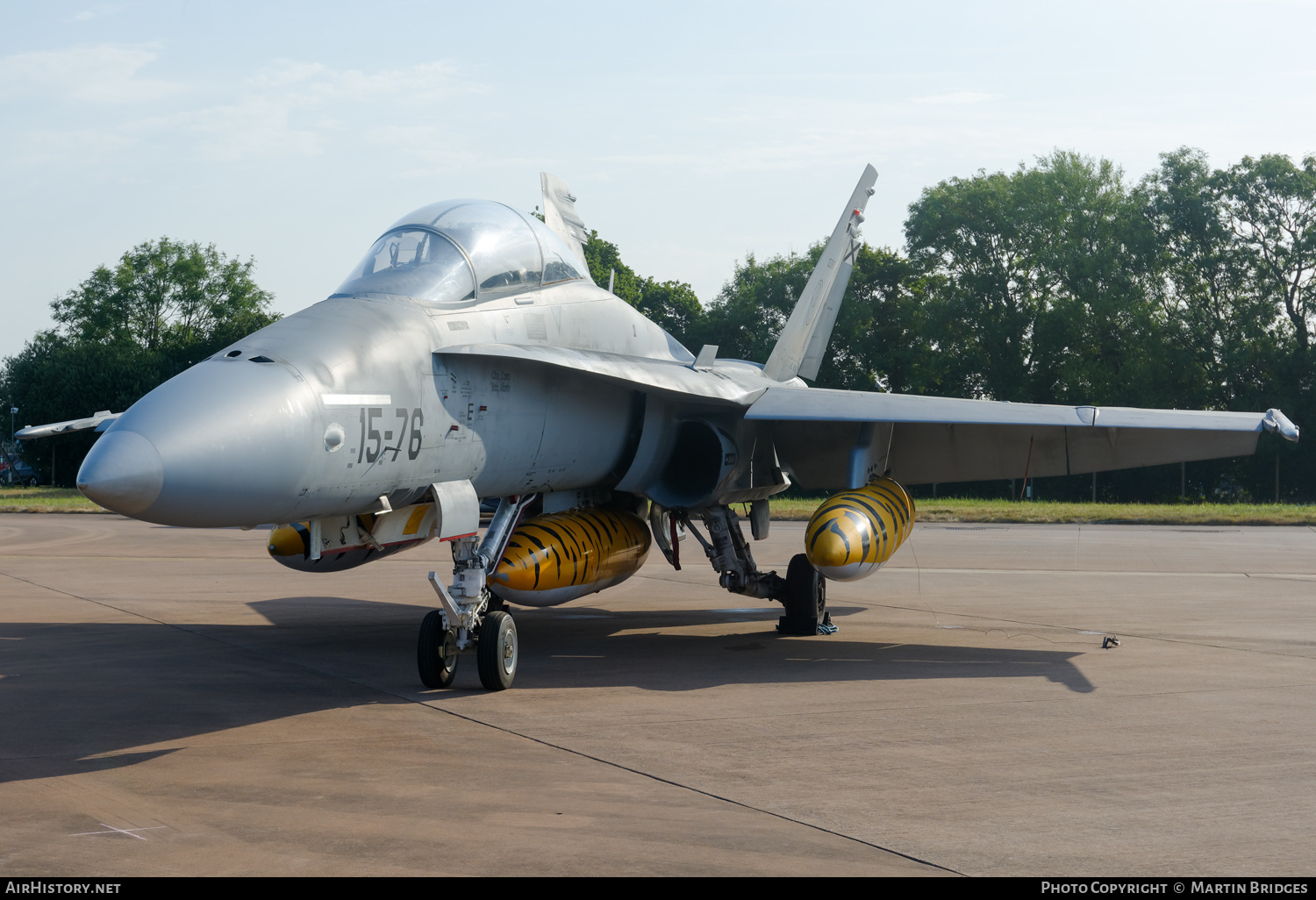 Aircraft Photo of CE.15-07 | McDonnell Douglas EF-18BM Hornet | Spain - Air Force | AirHistory.net #479686