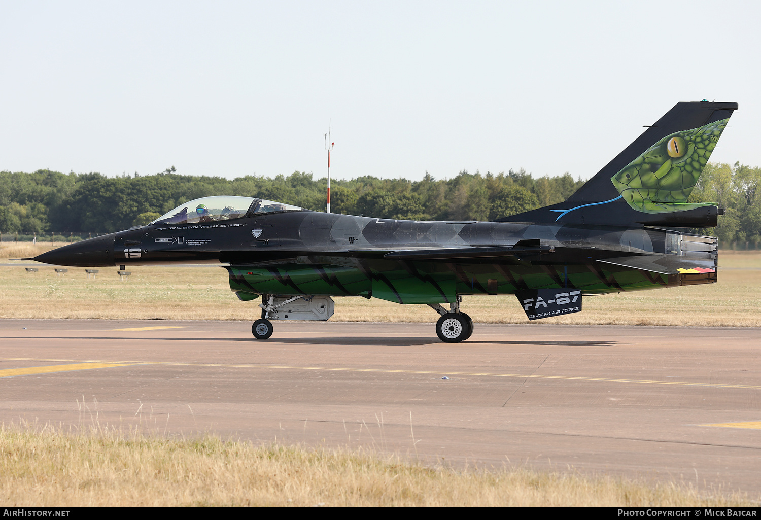 Aircraft Photo of FA-87 | General Dynamics F-16AM Fighting Falcon | Belgium - Air Force | AirHistory.net #479688