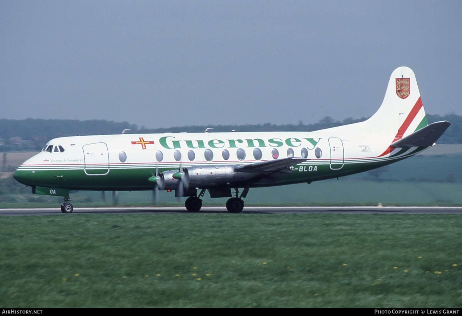 Aircraft Photo of G-BLOA | Vickers 806 Viscount | Guernsey Airlines | AirHistory.net #479692