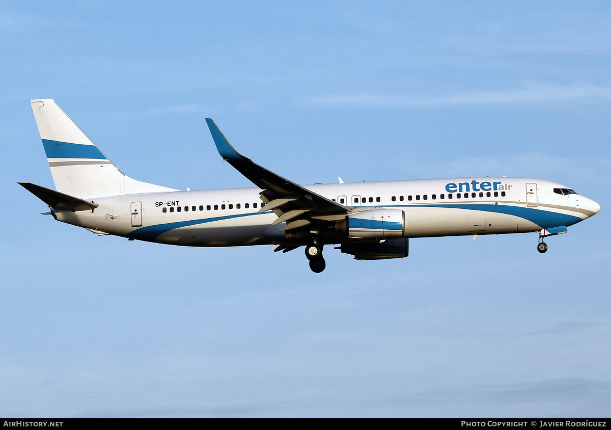 Aircraft Photo of SP-ENT | Boeing 737-8AS | Enter Air | AirHistory.net #479726