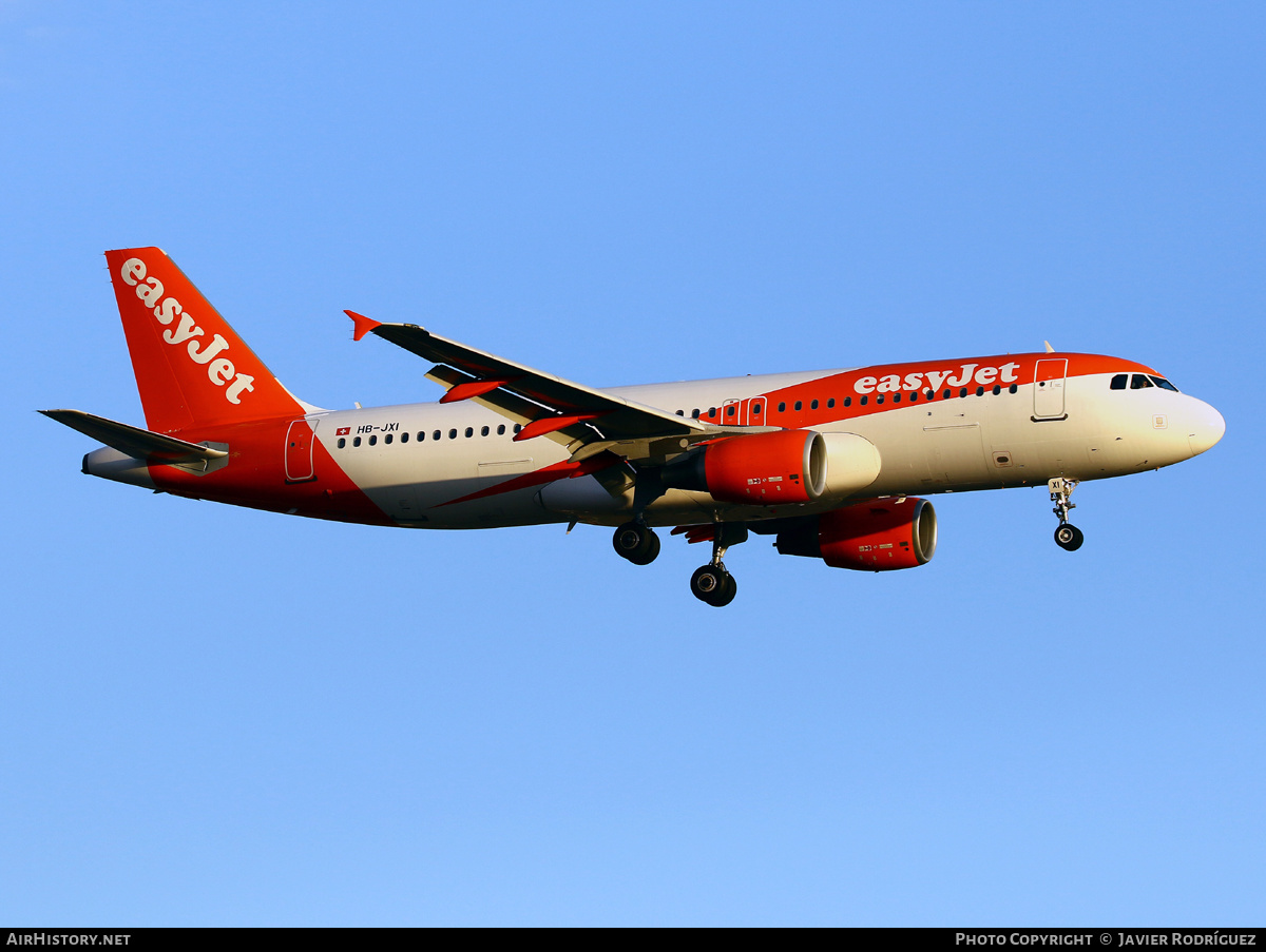 Aircraft Photo of HB-JXI | Airbus A320-214 | EasyJet | AirHistory.net #479789