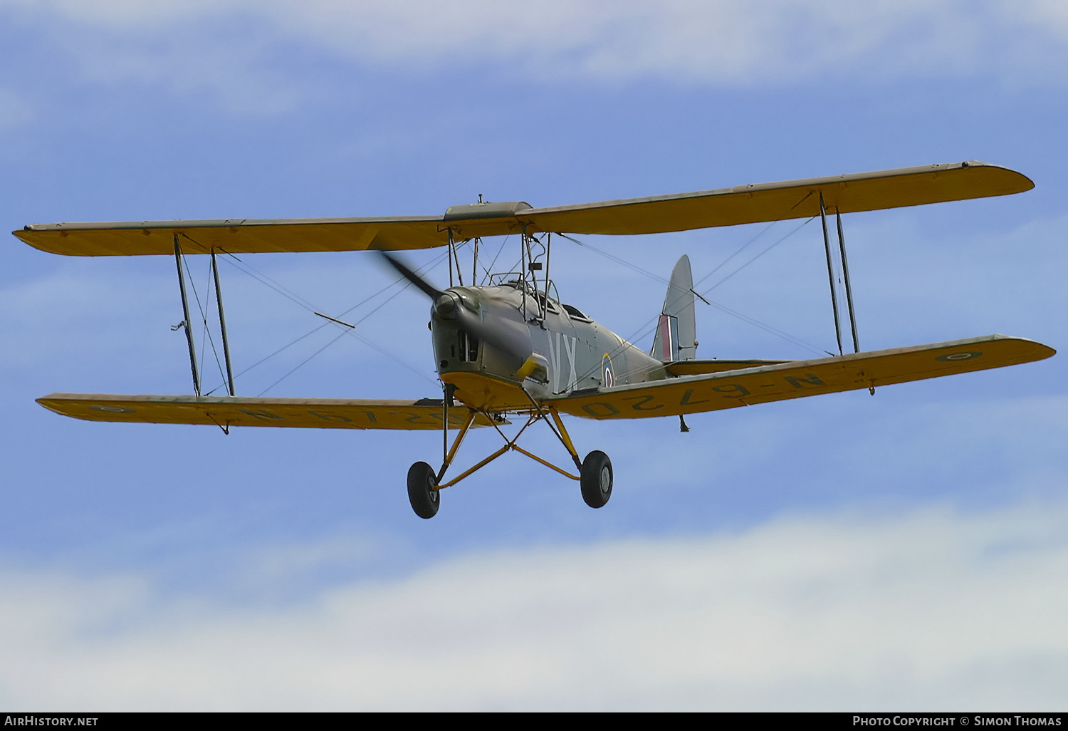 Aircraft Photo of G-BYTN / N6720 | De Havilland D.H. 82A Tiger Moth II | UK - Air Force | AirHistory.net #479796