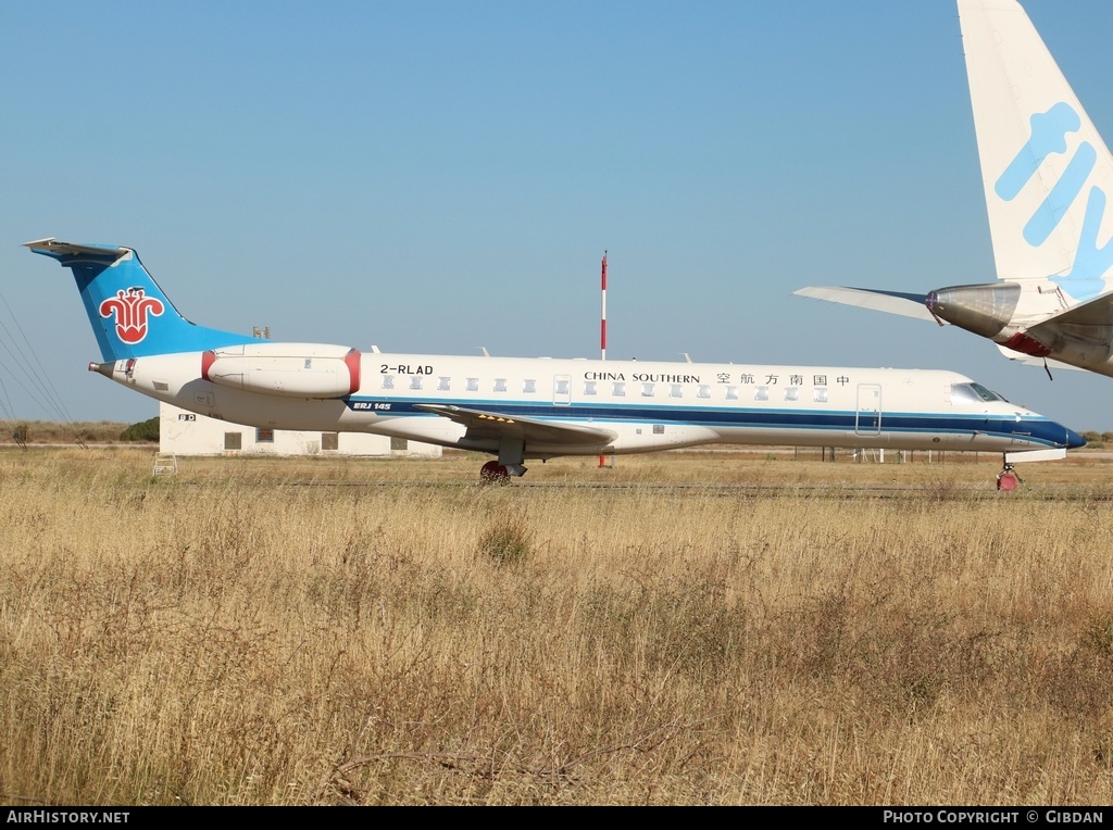 Aircraft Photo of 2-RLAD | Embraer ERJ-145LR (EMB-145LR) | China Southern Airlines | AirHistory.net #479810