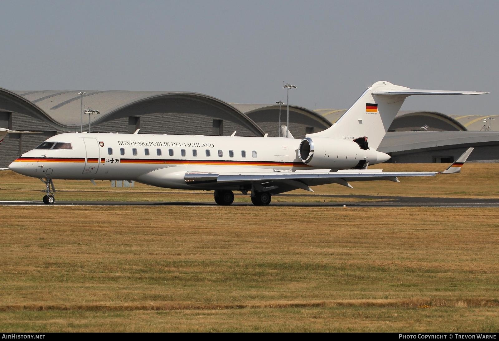 Aircraft Photo of 1405 | Bombardier Global 6000 (BD-700-1A10) | Germany - Air Force | AirHistory.net #479853