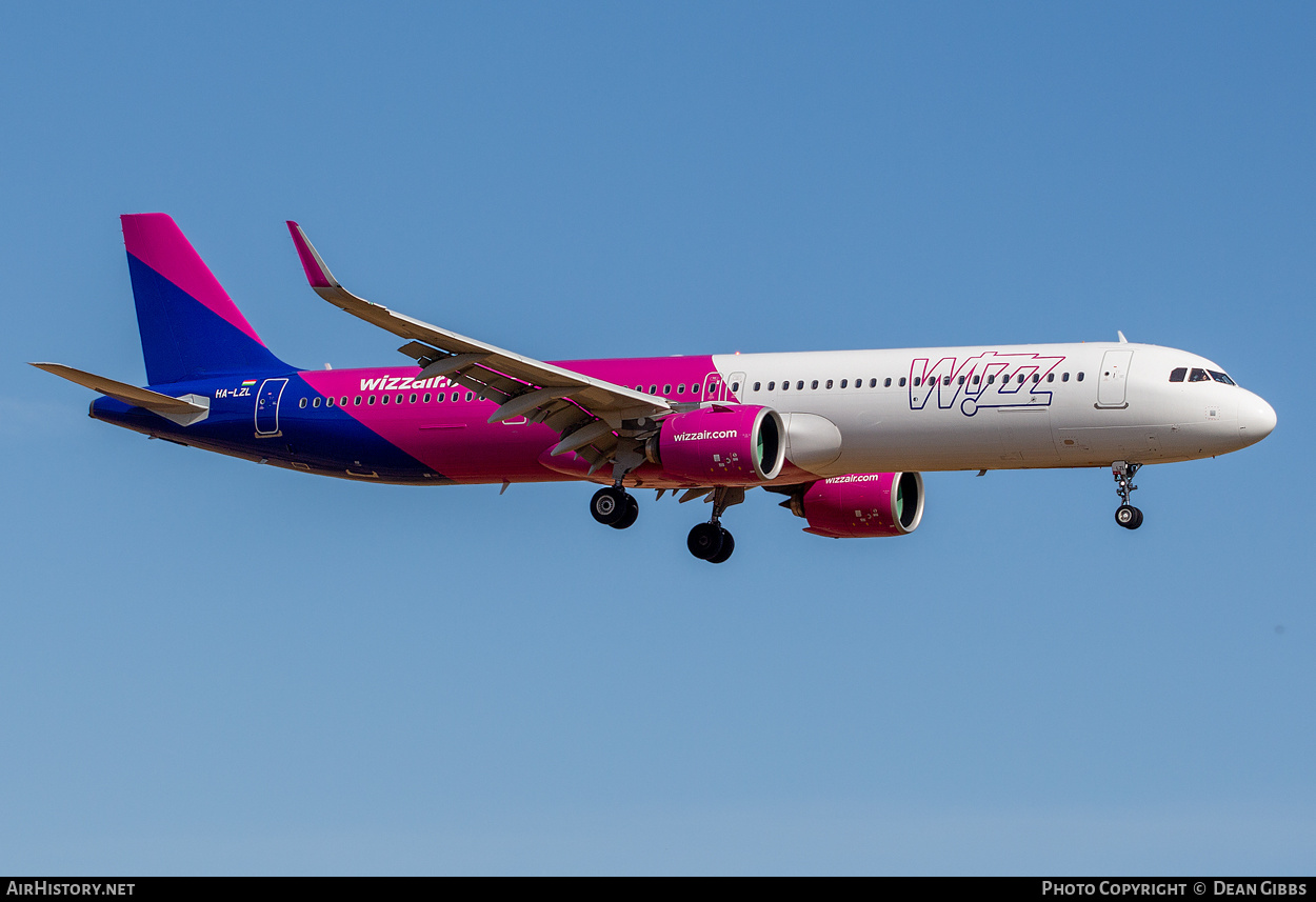 Aircraft Photo of HA-LZL | Airbus A321-271NX | Wizz Air | AirHistory.net #479888