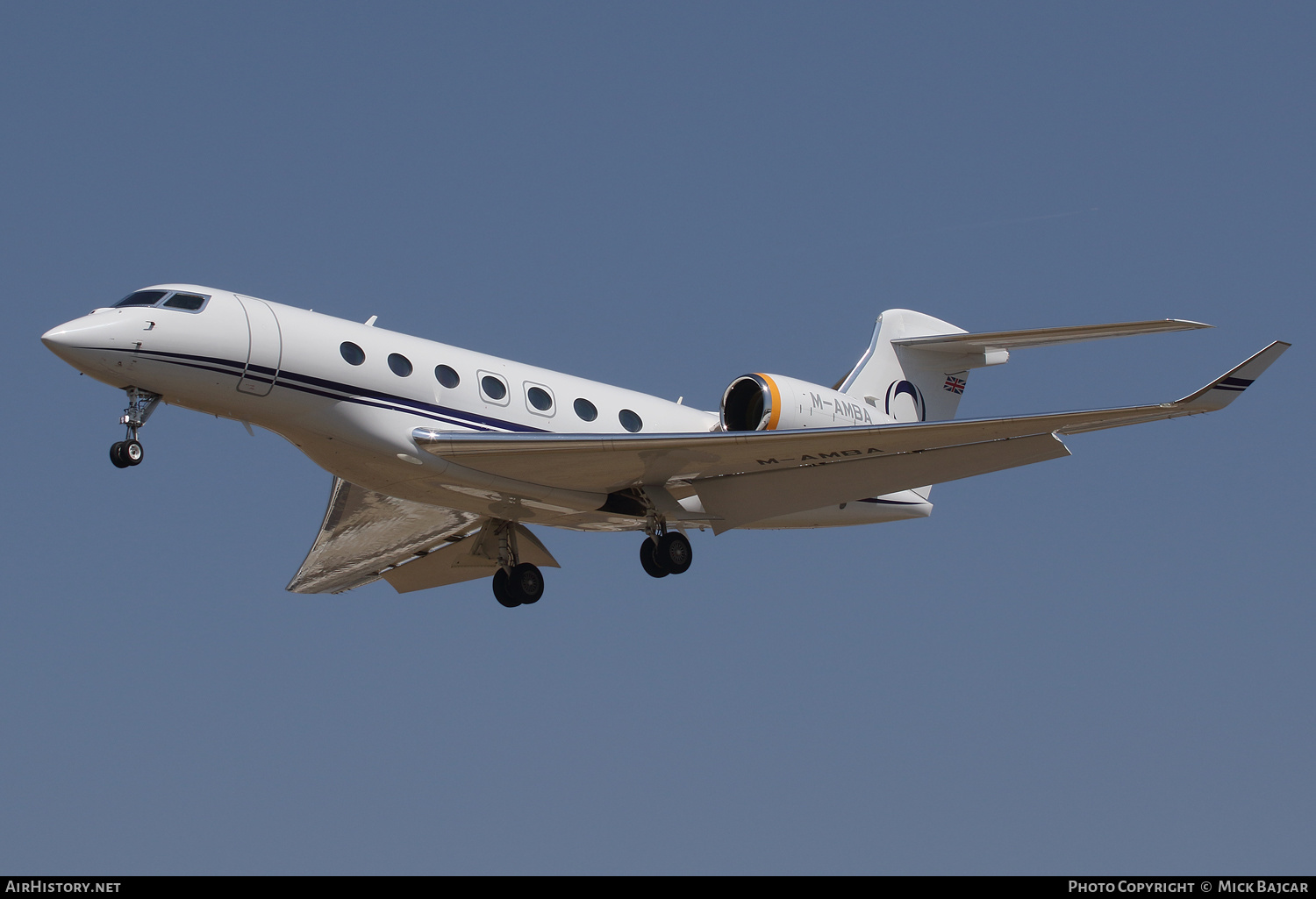 Aircraft Photo of M-AMBA | Gulfstream Aerospace G600 (G-VII) | Ineos Aviation | AirHistory.net #479894