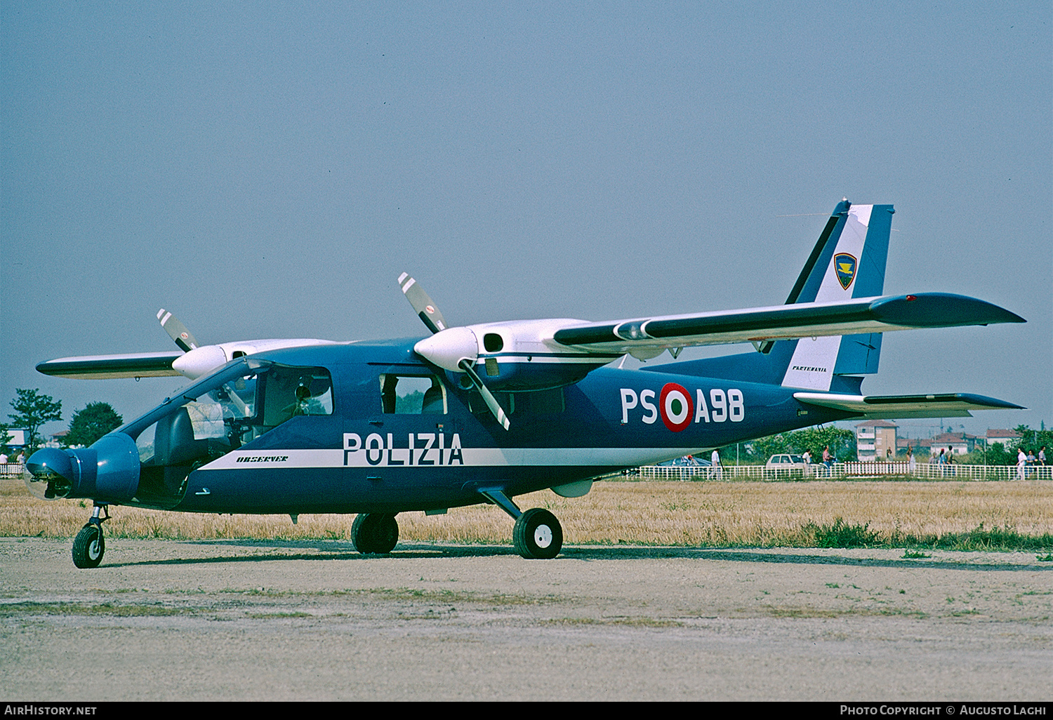 Aircraft Photo of PS-A98 | Partenavia P-68 Observer 2 | Italy - Polizia | AirHistory.net #479906