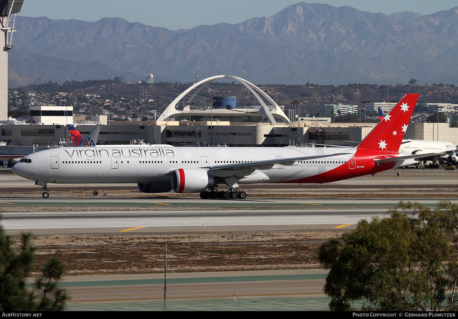 Aircraft Photo of VH-VPF | Boeing 777-3ZG/ER | Virgin Australia Airlines | AirHistory.net #479907