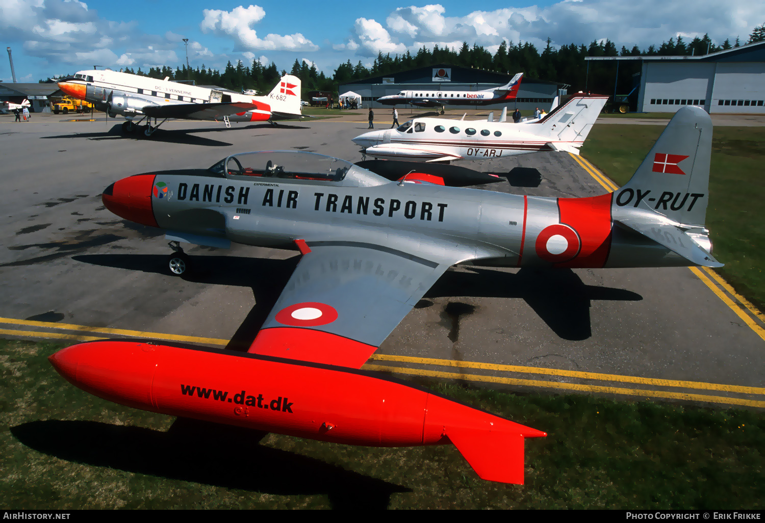Aircraft Photo of OY-RUT | Lockheed T-33A | Denmark - Air Force | AirHistory.net #479908